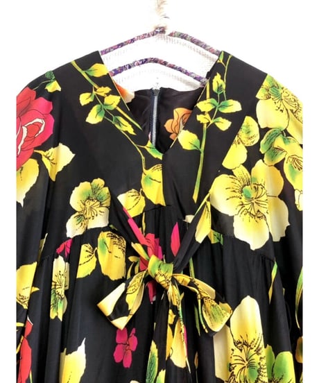 60's flower dress