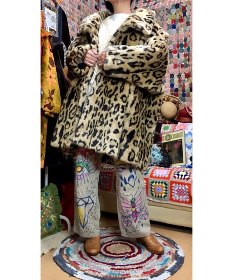 leopard faux fur coat