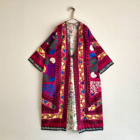 suzani embroidered robe