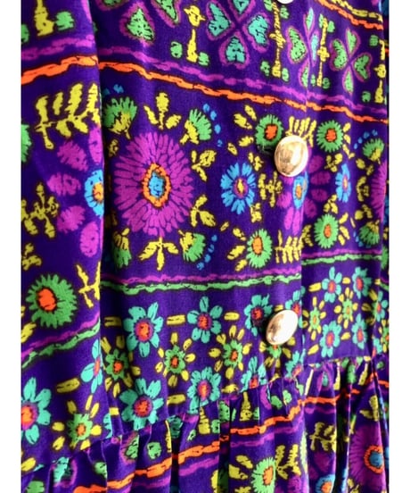 60's flower dress