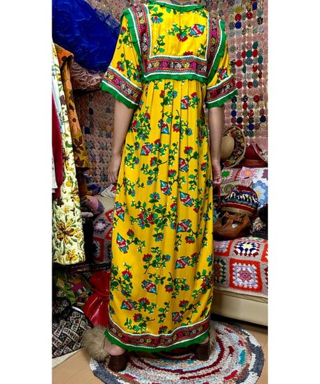 flower print rayon dress