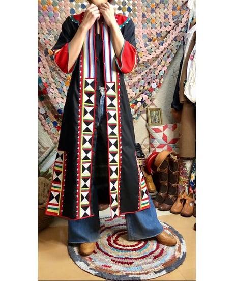 patchwork ethnic dress
