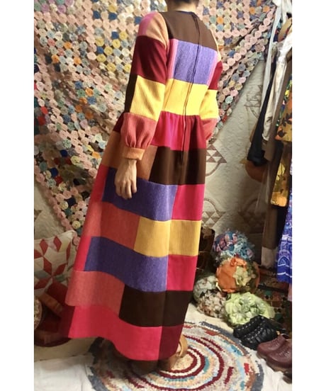 60's patchwork dress