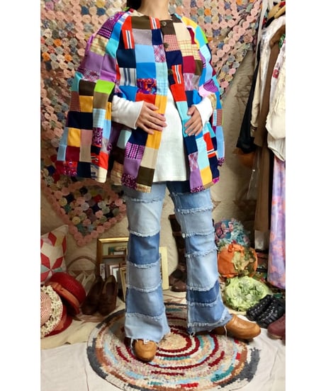 patchwork poncho