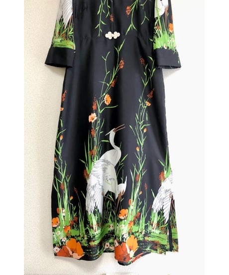 60s alice of california oriental dress
