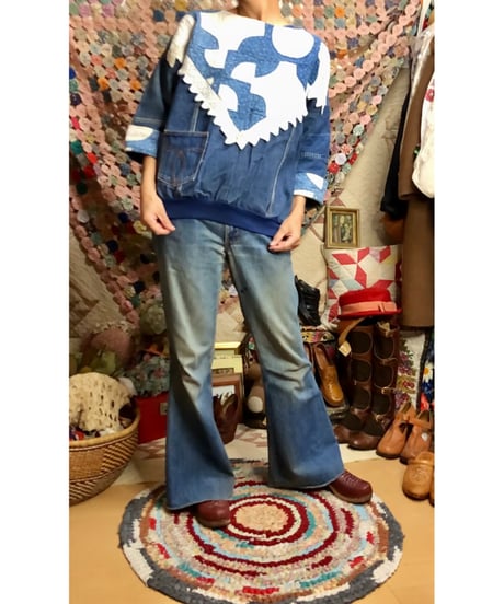 denim and quilt tops