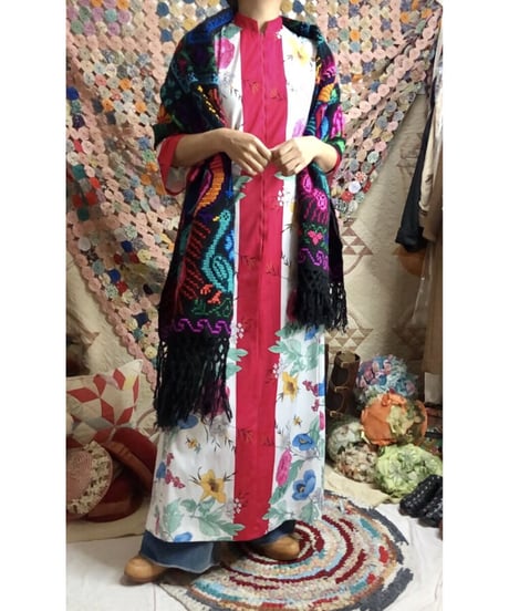 mexican peacock poncho