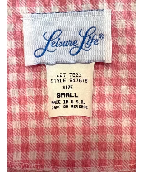 gingham easy dress