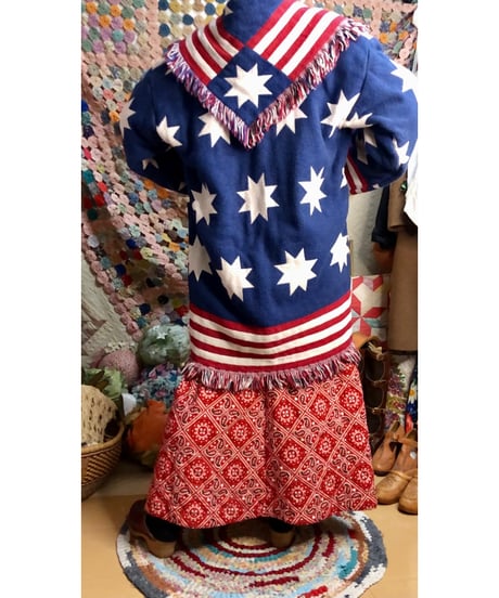 star&stripes fringe jacket