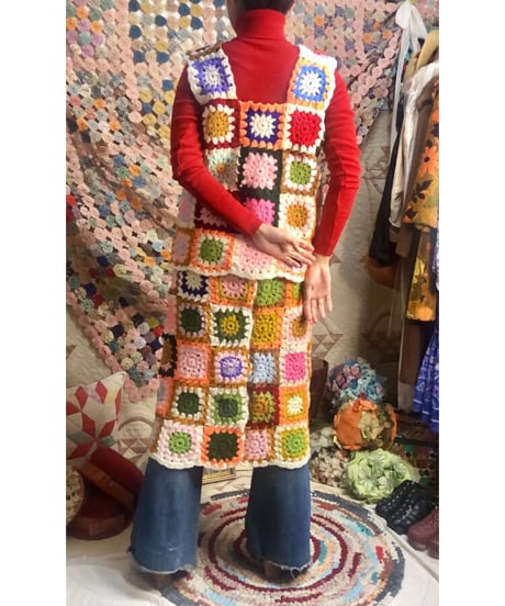granny square vest
