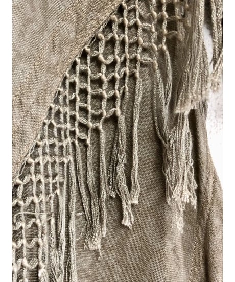 fringe rayon dress