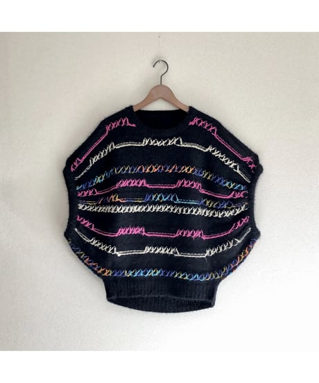 round knit vest