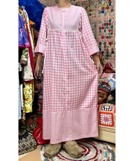 gingham easy dress