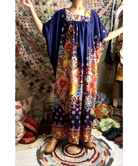 flower kaftan dress