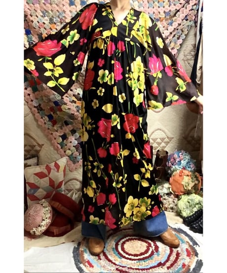 60's flower dress