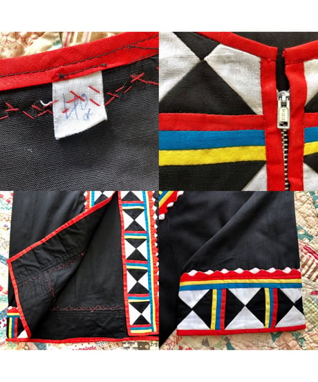 patchwork one-piece