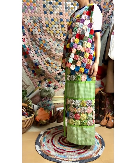 60s yo-yo quilt vest
