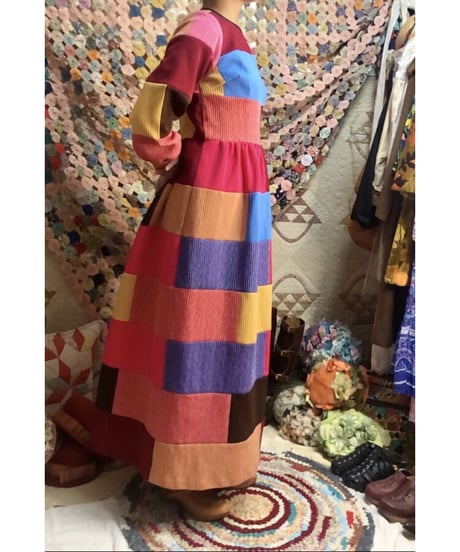 60's patchwork dress