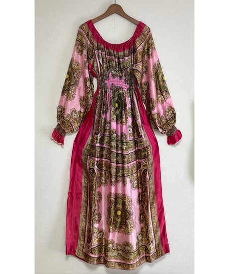 paisley scarf dress
