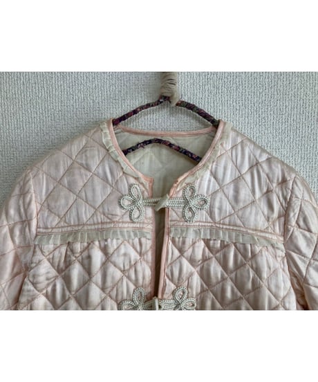 1950's quilting bed jacket