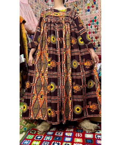 african wax print dress