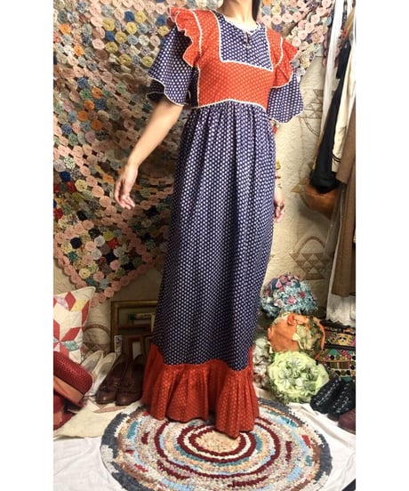 vintage pakistan cotton one-piece