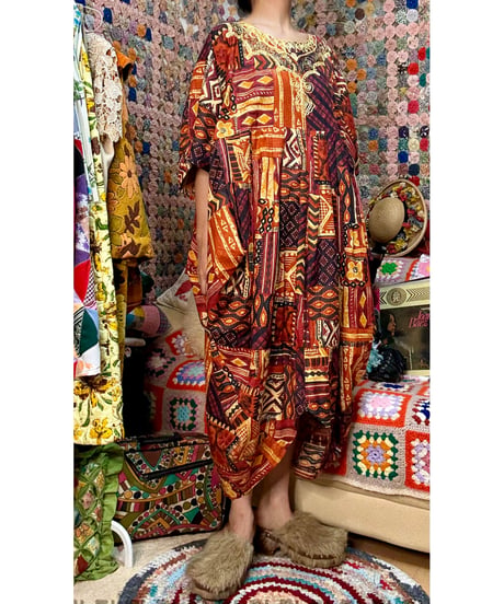 embroidered cotton dress