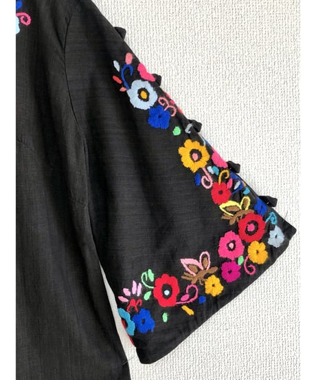 60-70's hand embroidered mexican dress