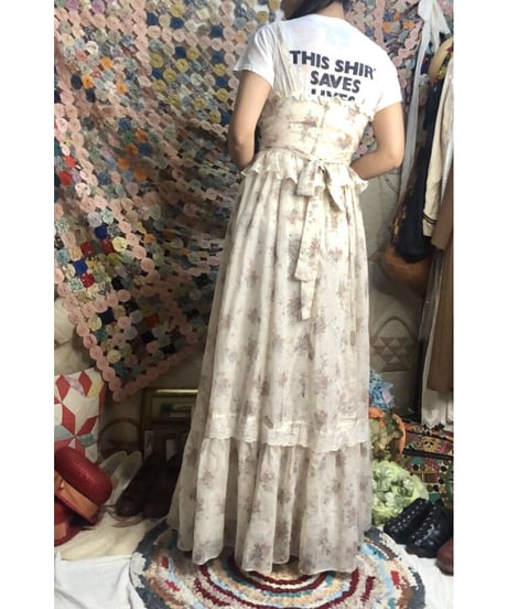 70's candi jones maxi one-piece