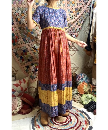 flower cotton dress