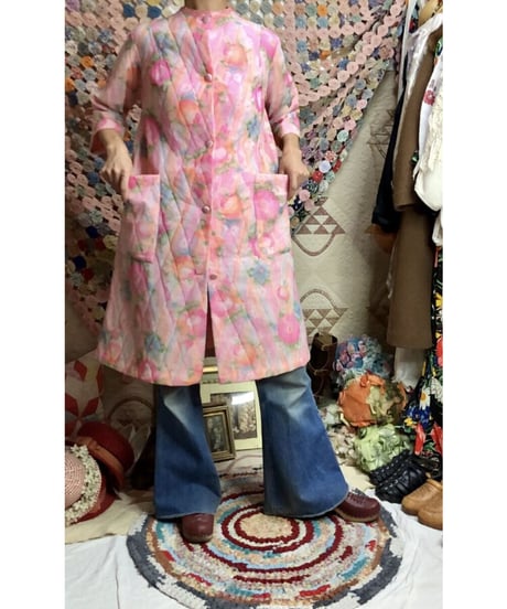 60s quilting coat