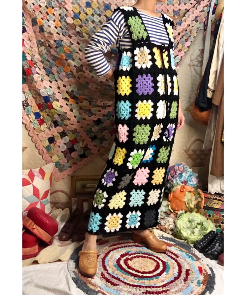 vintageグラニースクエア　ワンピース A03_0808_052f87fb-32e0-453e-