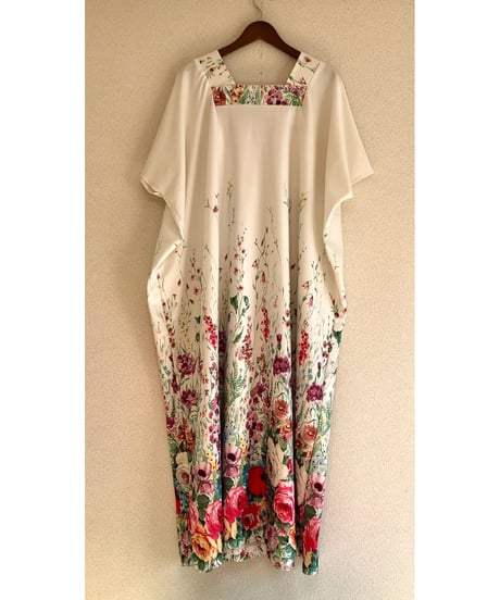 70s easy flower dress