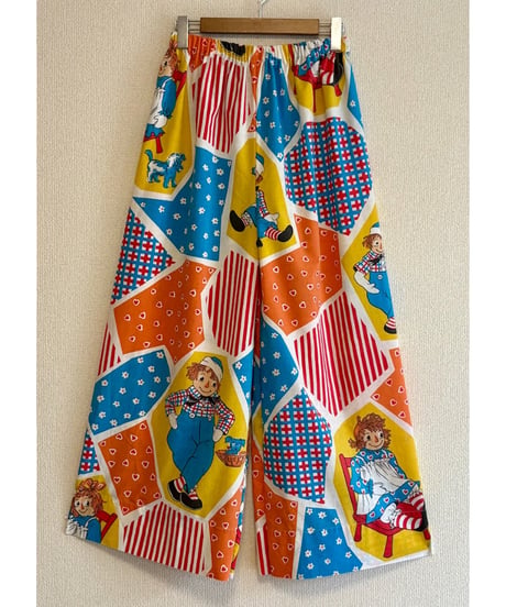 Raggedy Ann & Andy wide leg pants（B）