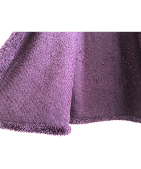 70s fleece eco fur robe