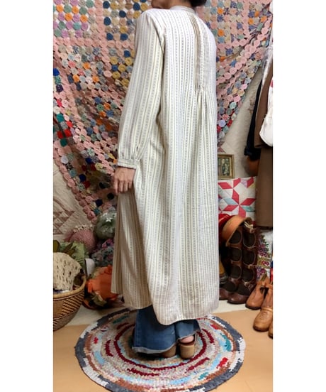 l.l.bean flannel dress（blu）