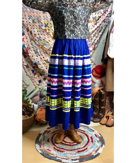 50-60s seminole patchwork skirt