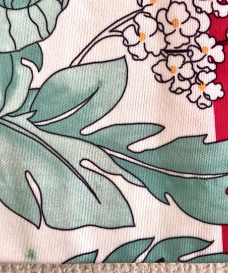 70's flower easy dress