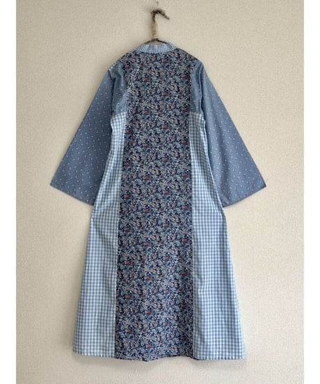 flower plaid dress