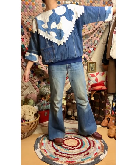 denim and quilt tops