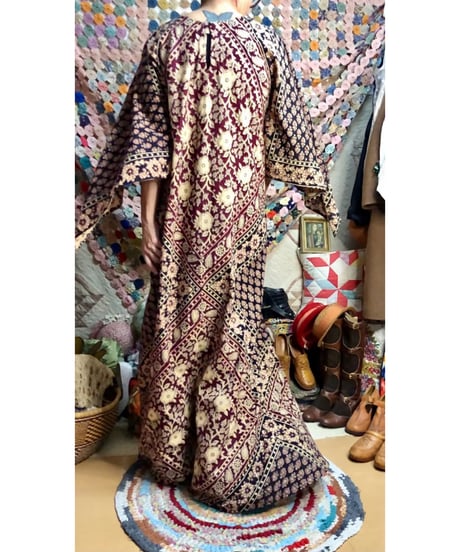 70s pakistan cotton  dress