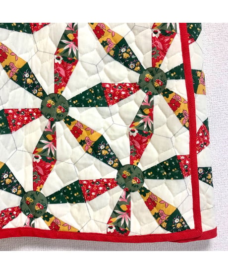 patchwork print quilting wrap skirt