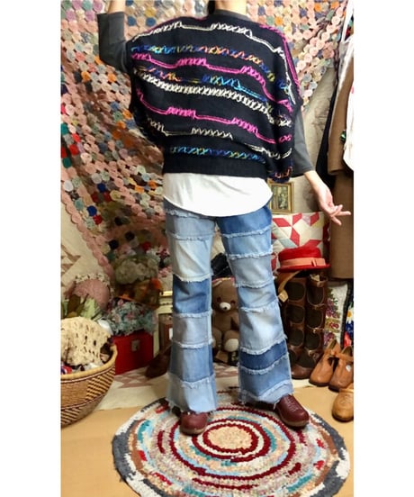 round knit vest