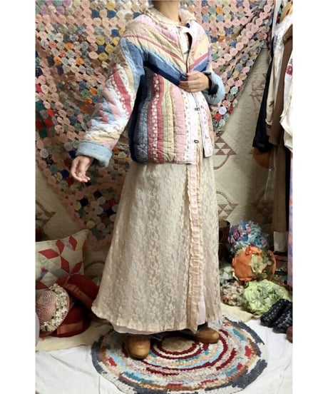 vintage patchwork quilt jacket