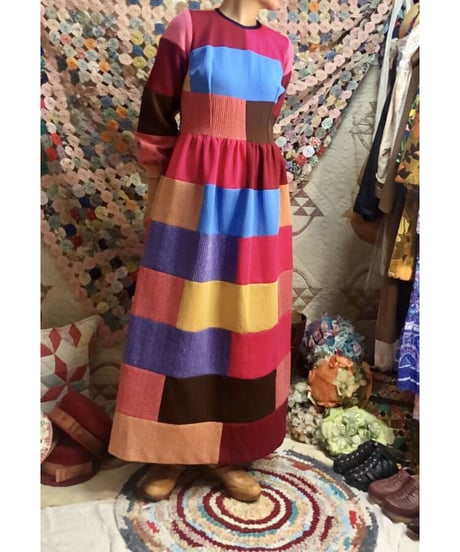 60's patchwork dress