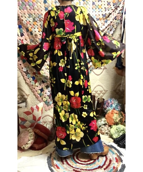 60's flower dress