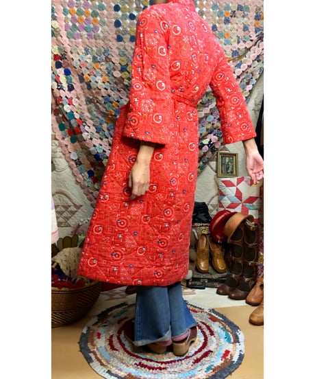 60-70s quilting robe