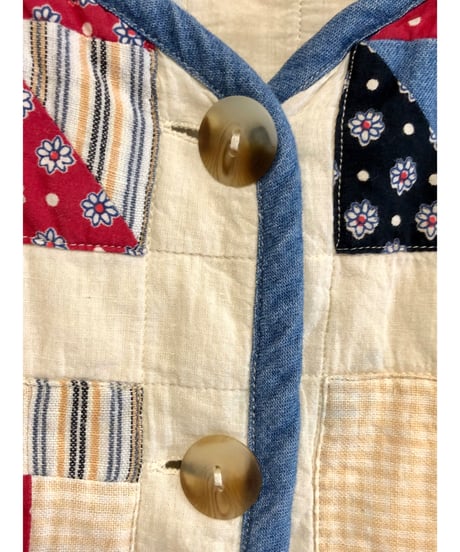 patchwork quilt jacket