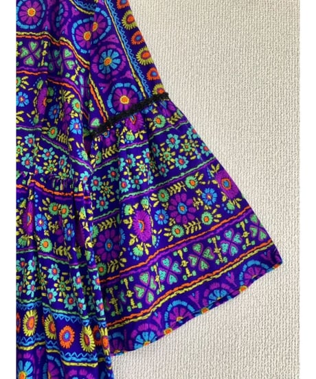 60's flower dress