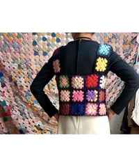 granny square vest